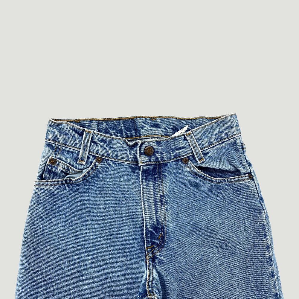 Levis 550 Youth 12 Relaxed Fit Jeans 25x26 Medium Wash Denim - Picture 3 of 10